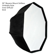 32" Rapid Softbox Bowens Mount with Grid